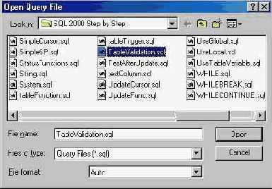   Microsoft SQL Server 2000
