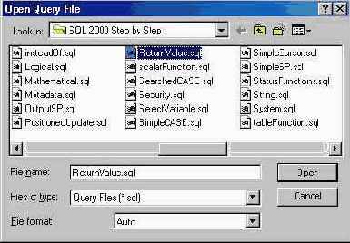   Microsoft SQL Server 2000
