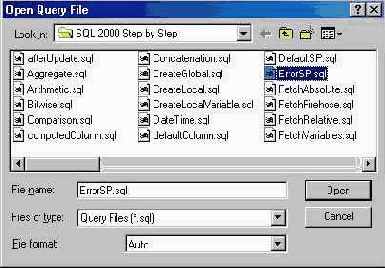   Microsoft SQL Server 2000
