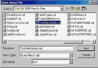   Microsoft SQL Server 2000
