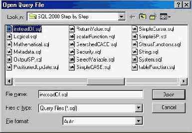   Microsoft SQL Server 2000
