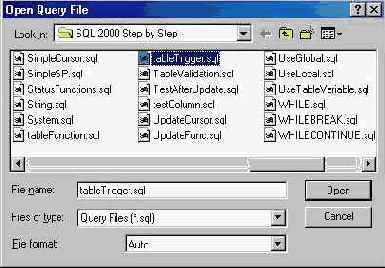   Microsoft SQL Server 2000
