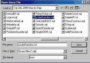   Microsoft SQL Server 2000
