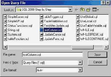   Microsoft SQL Server 2000
