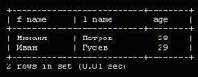 Введение в СУБД MySQL