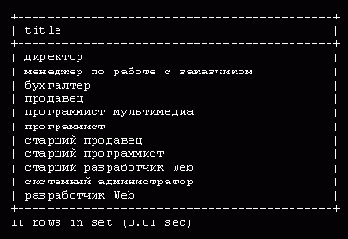 Введение в СУБД MySQL